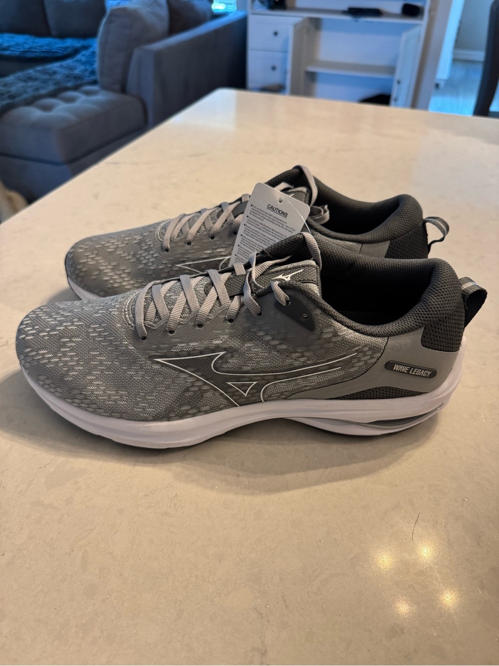 Mizuno Wave Legacy Athletic Running Shoes - Gray